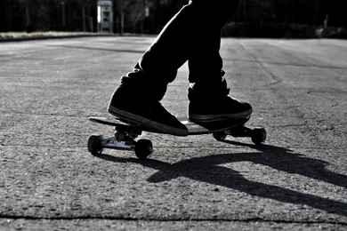 Skateboard Black And White Wallpapers High Resolution