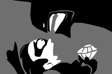 Download Cartoon Batman Stops Jewelry Thief Wallpapers For iPhone 4