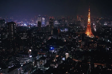 HDTV Widescreen City Night Scene Wallpapers 1366x768 NO.1 Desktop ...