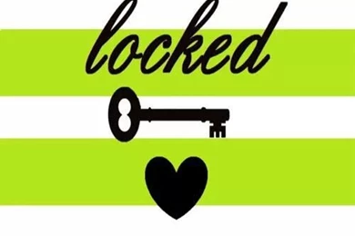 Neon Lime Green Yellow Stripes Locked Key Iphone Phone Wallpapers ...