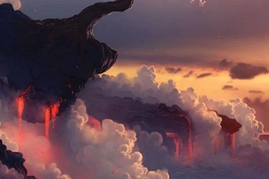 Fuji Volcano, Japan, Asia, Geography, Cherry Blossom,