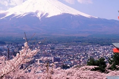 Fuji Japan iPhone 5 Wallpapers