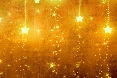 Download Wallpapers 2560x1024 Star, Gold, Holiday, Backgrounds ...