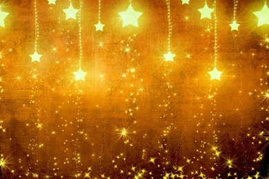 Download Wallpapers 3840x2160 Star, Gold, Holiday, Backgrounds ...