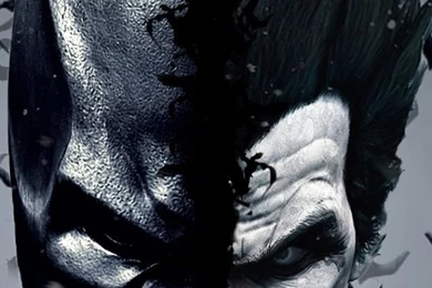 Batman Vs Joker Dual Screen iPhone 5 Wallpapers