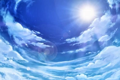 Anime Landscape: Sky Anime Landscape [Scenery   Background]
