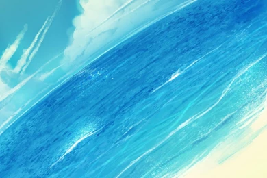 Anime Background: Beach By 017m On DeviantArt