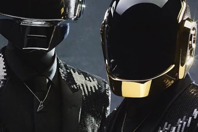 HDscreen: DJ Daft Punk French Helmets Music Desktop Bakcgrounds