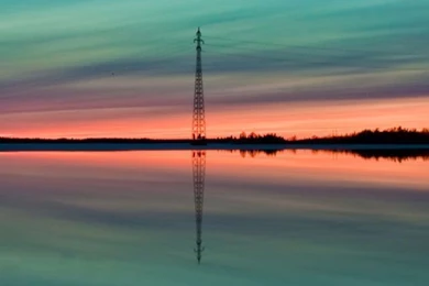 Summer Sunset Reflection iPhone 5s Wallpapers Download