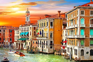 Venice Wallpapers Sunset   Wallpaper.