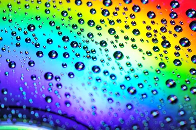 Download Abstract Rainbow Drops Bright Water Wallpapers 1920x1080 ...