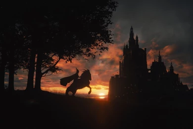 Maleficent Castle HD Horse Riding Wallpapers   123mobileWallpapers.com