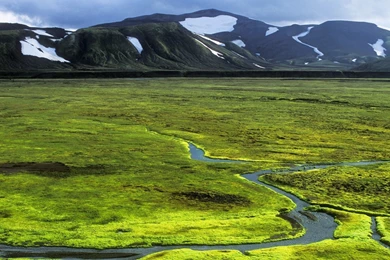 Valley Nature Island Iceland Wallpapers Panorama Landscape View ...
