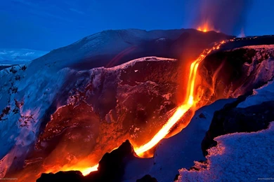 Download 1920x1080 Iceland Lava Cascade Wallpapers