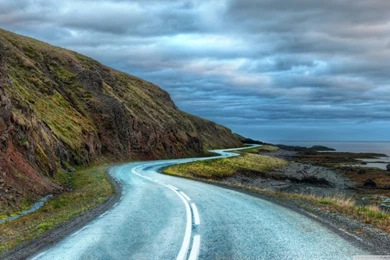 Road Around Iceland HD Desktop Wallpapers : High Definition ...