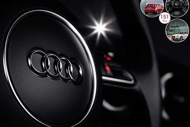 2013 Audi A3 Sportback S Line Steering Wheel   Detail