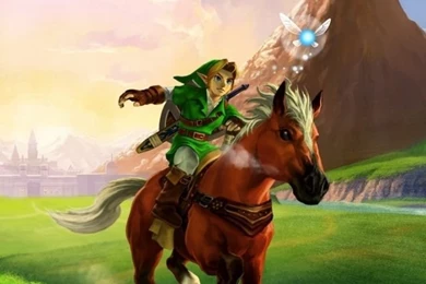 Download Wallpapers 640x960 The Legend Of Zelda, Horse, Plain ...
