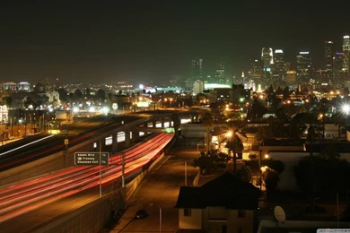 Los Angeles By Night HD Desktop Wallpapers : High Definition ...