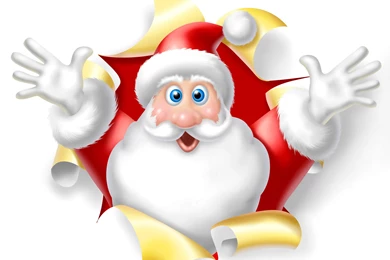 Holidays Christmas ( New Year ) Santa Claus Winter Hat Wallpapers ...