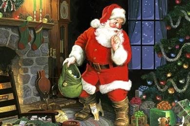 Beautiful Merry Christmas Santa Claus HD Wallpapers Pictures ...