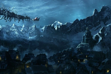 Santa Claus Fantasy Dektop Wallpapers