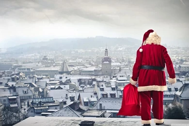 Santa Claus HD Desktop Wallpapers : High Definition : Fullscreen ...