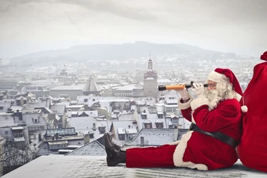 Santa Claus Is Coming HD Desktop Wallpapers : Widescreen : High ...