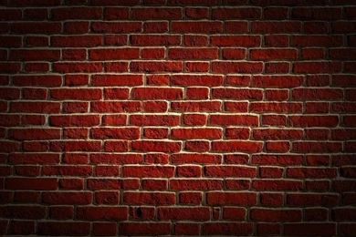 Old Red Bricks Wall Grunge Backgrounds Stock Photo