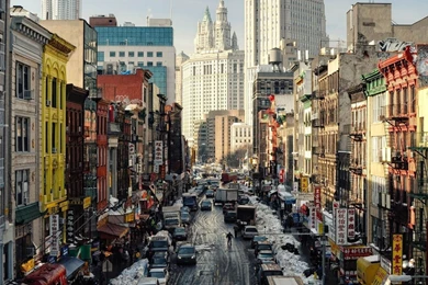 New York Street NY USA Mac Wallpapers Download