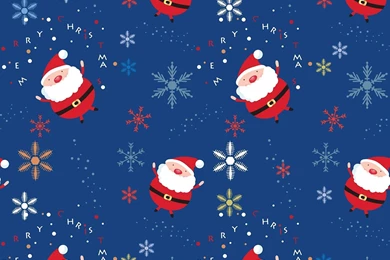 Download Wallpapers 2048x2048 Santa Claus, Set, Backgrounds ...