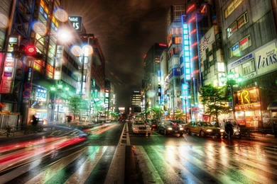 Download Wallpapers 3840x2160 City, Night City, Tokyo, Hdr 4K Ultra ...