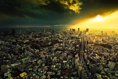 1920x1080 Tokyo Sunset Wallpapers