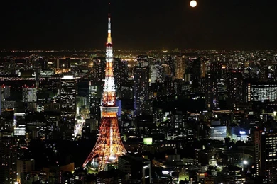 Full Moon Over Tokyo Wallpapers   World Wallpapers