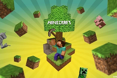 MINECRAFT STEVE BACKGROUNDS ASHV005