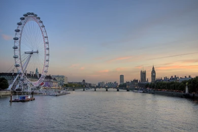 1680x1050 London Eye And Big Ben Desktop PC And Mac Wallpapers