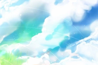 640x1136 Anime Girl Rock Clouds & Sky Iphone 5 Wallpapers