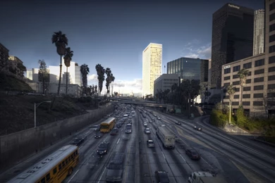 Download Wallpapers 1920x1080 Los Angeles, City, Landscape ...