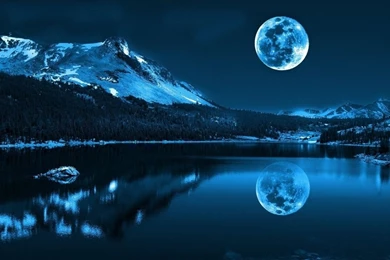 Moonlight Night HD Desktop Wallpapers : Widescreen : High ...
