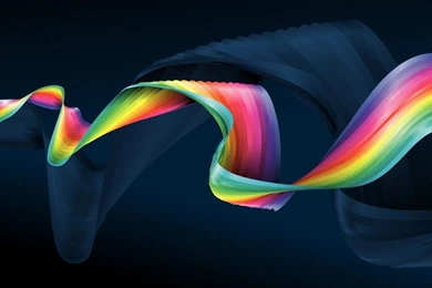 Colorful Ribbons Abstract Wallpapers