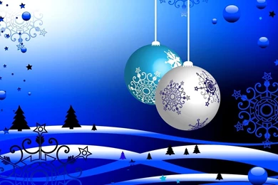Animated Desktop Backgrounds Blue Christmas Wallpapers