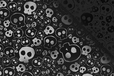 Black And White Skulls Wallpapers   Black Wallpapers (28520501)   Fanpop