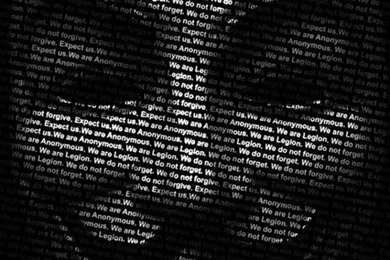 Anonymous Mask Black iPhone 5s Wallpapers Download