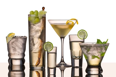 Vodka Glass Ice Cocktails Lemon Drink Alcohol Wallpapers ...