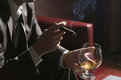 Download Wallpapers 1920x1080 Man, Cigar, Alcohol, Style Full HD ...