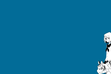 Anime Girl Solid Backgrounds iPad 3,4 & Air Wallpapers