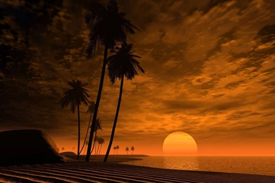 African Sunset Wallpapers