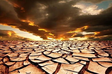 Waste Land Sunset Africa Wallpapers