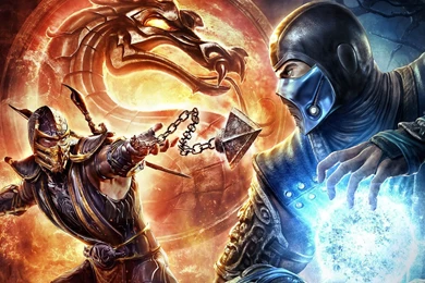 Mortal Kombat Scorpion Vs Sub Zero Wallpaper.