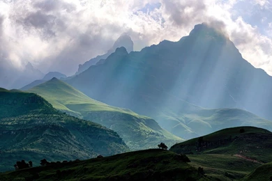 Drakensberg Mountains Tallest In South Africa Wallpapers ...