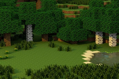 Multi monitor Minecraft Wallpapers : Minecraft